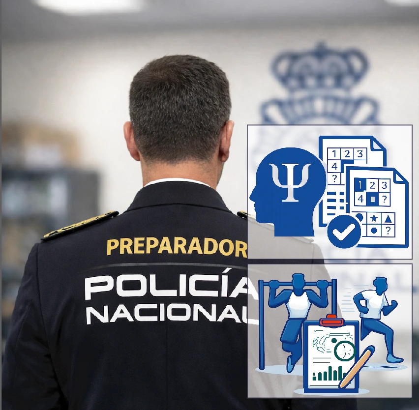 Preparador + Plataforma + Psicotécnicos + P. Físicas